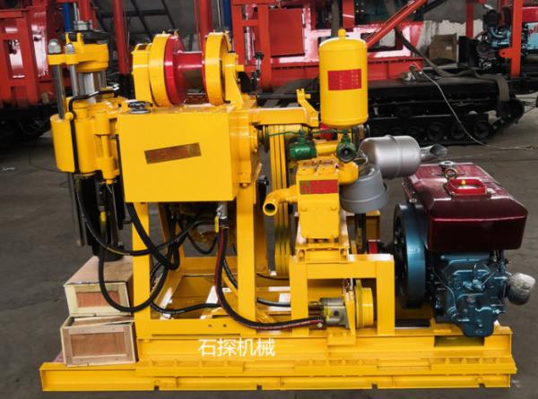 Diesel Borewell Drilling Rig 150mm Hole Diameter 380v