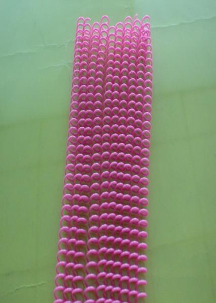 Eco-friendly Binding Materials PVC/PET Plastic Binding Single Loop Spiral Coil