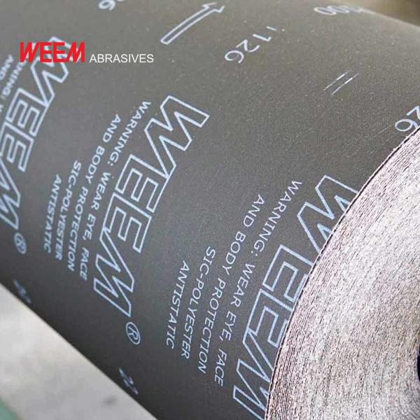 Premium Silicon Carbide Y-wt Polyester Wide Sanding Belts Close Coated For Wood / MDF / Glass