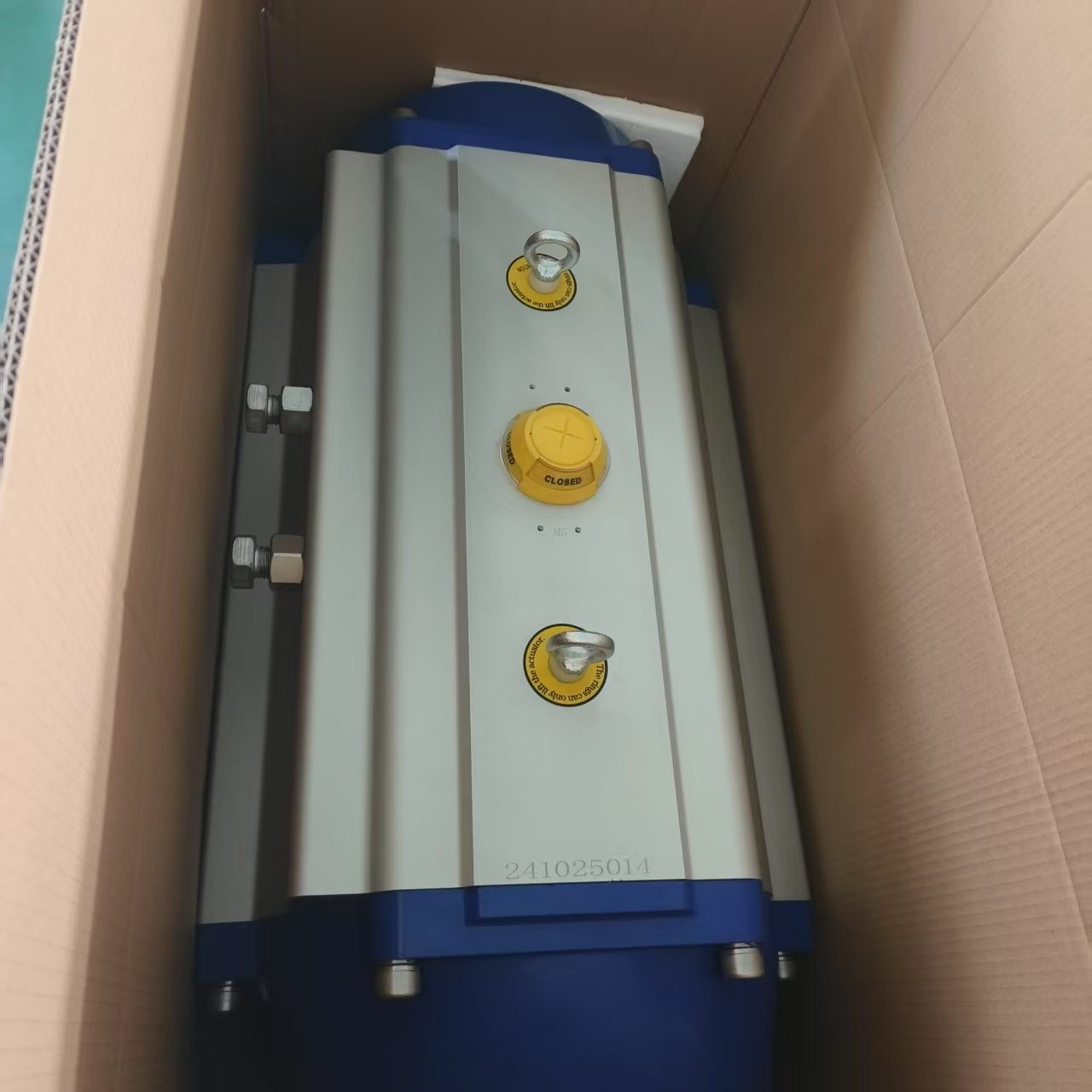 Aluminum Pneumatic Valve Actuator Air Cylinder Spring Return Single Acting Actuator