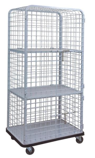 Steel Powder Coated Guest Room Equipment With Rubber Wear Resistant Wheels