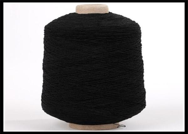 A cor preta tingiu a tenacidade alta desencapada do fio 20D do Spandex para fazer malha/que tece