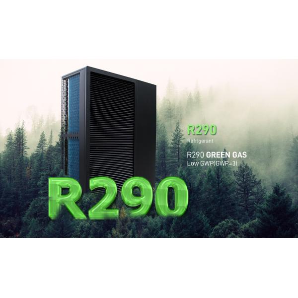 6KW/8KW/12KW R290 Энергосберегающий тепловой насос водонагреватель для устойчивого отопления и охлаждения