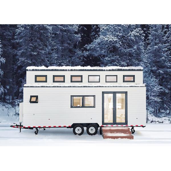 AS Tiny House On Wheels Ready To Live In Prefab Mobile Home With Solar Panels