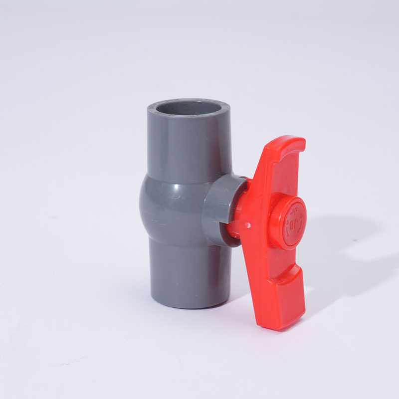 Industrial UPVC Ball Valve High Corrosion Resistant Chemical Wastewater Sewage Pipeline Fitting