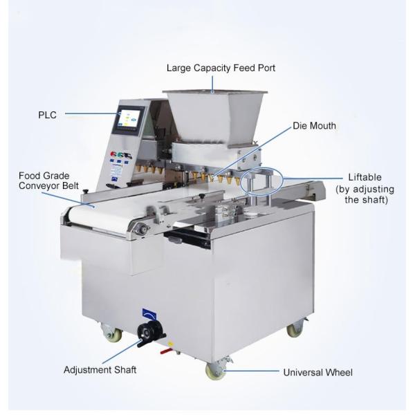 Automatic Snack Cupcake Muffin Macaron Cup Cake Biscuits And Cookies Making Filling Maker Depositor Machine