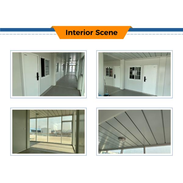 Customized Prefabricated Modular Container Home Broken Bridge Aluminum Door Steel Frame Flat Pack Container House