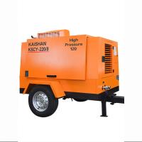 Descarga de aire 220 cftm 8bar Compresor de aire portátil Gtl potencia