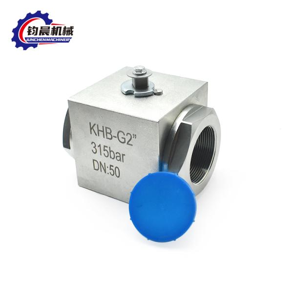 Stainless Steel KHB-G2'' 315bar High Pressure Ball Valve Hydraulic Gas/Water/Oil