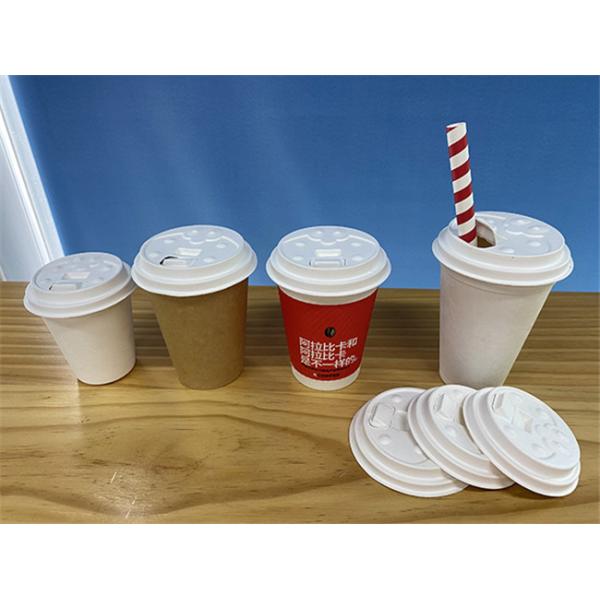 Естественные Biodegradable чашки и крышки φ95 x 20 Mm