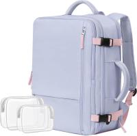 Purple 17.3 inch Laptop Airline Approved Carry On Luggage As Personal Items Weekender Hiking Travel Bag for Women
