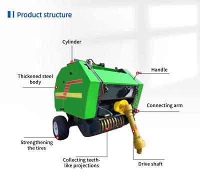 Presse à balles pour foin et cultures séchées - Machine d'emballage agricole efficace