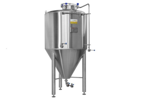 100L Craft Beer Temp Controlled Conical Fermenter Vessel For Pub Resturant
