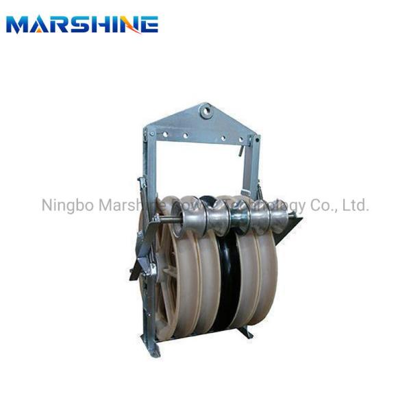 Nylon Aluminum Stringing Block Grounding Roller Cable Feeding Sheave