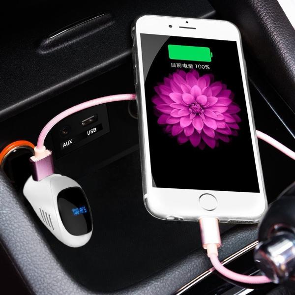 Dual USB Car Charger Air Purifier Ionizer For Eliminator Removers Cigarettes Smoke