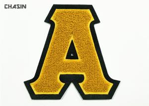 Greek Customized Size Chenille Varsity Letters Heat Seal Refined Craftwork