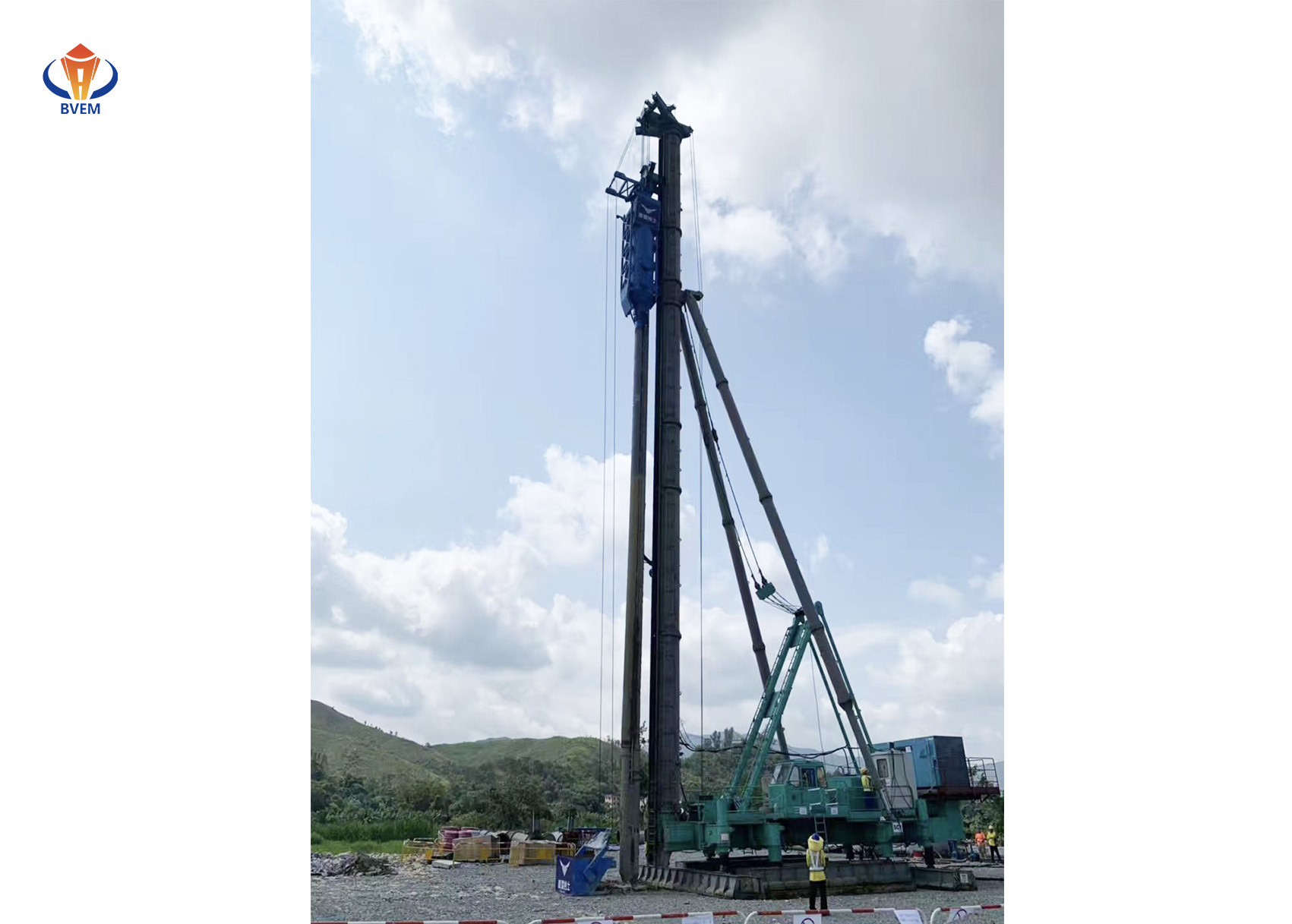 ISO Bvem Замещение нижнего питания Vibroflot Каменная колонна с подъемником