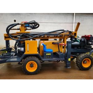 Pneumatic Drilling Rig with 100-350mm Hole Diameter and Pneumatic Drive System for Rocky Strata