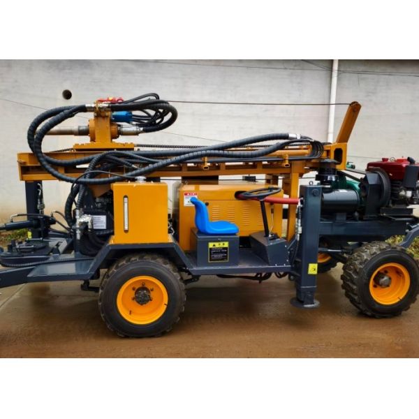 Pneumatic Drilling Rig with 100-350mm Hole Diameter and Pneumatic Drive System for Rocky Strata