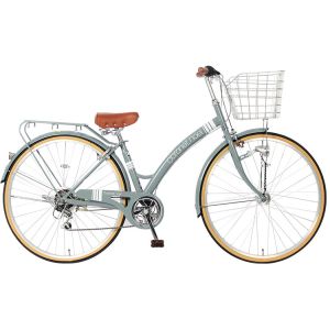 Женский велосипед из алюминиевого сплава 26 дюймов с корзиной и ремнями