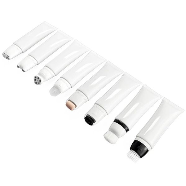 Plastic Beauty Tube with different applicators in Glossy or Matte Surface Finish Ideal Packaging Solution for Cosmetics and Skincare