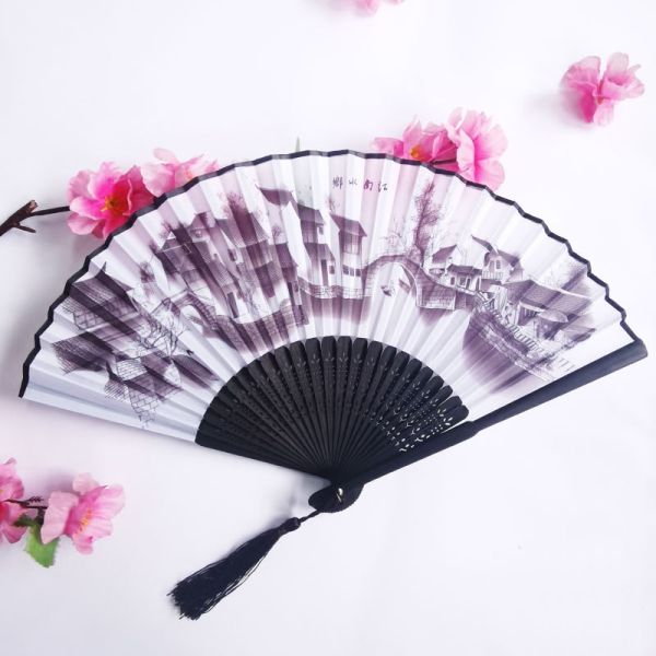 21cm Personalized Custom Hand Fan with Customized Name for Wedding Gift