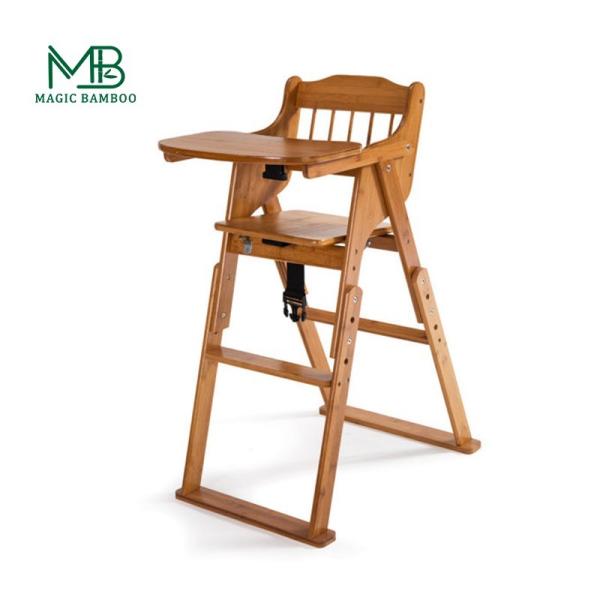 3 marchas ajustável altura dobrável Baby Toddler Rebooster Seat para cadeira alta e bambu
