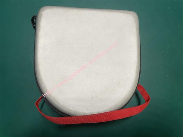 Bolsa de transporte para DEA Omron, usada, en buen estado, color rojo, accesorios para desfibrilador