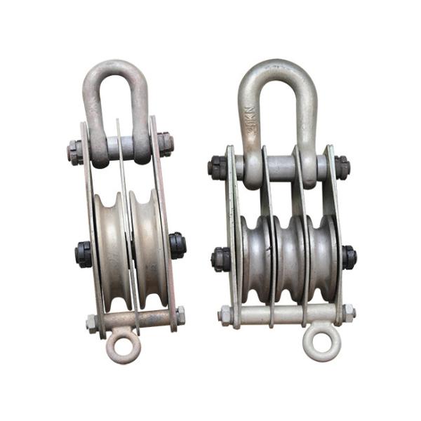 20kN Triple Sheave Pulley QHN2-3 Snatch Block Pulley Aluminum Alloy