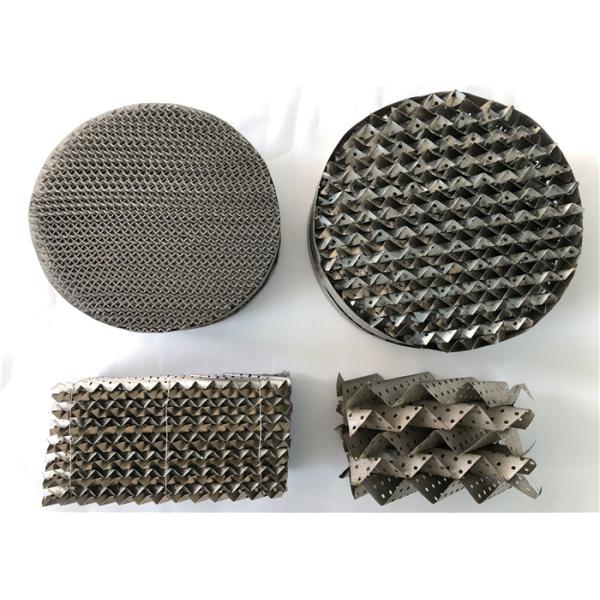 Embalaje de columna estructurado metal del acero inoxidable que embala 304 para la torre de la separación