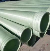 Pipe en FRP en plastique renforcé de fibre de verre à haute pression, en mortier, en rond, en sable, sur mesure
