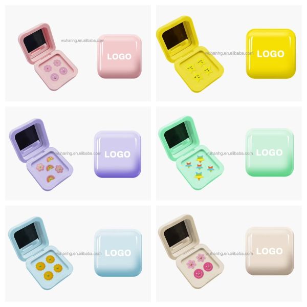 OEM Colorful Portable On The Go Acne Patches Built In Mirror Blemish Treatment