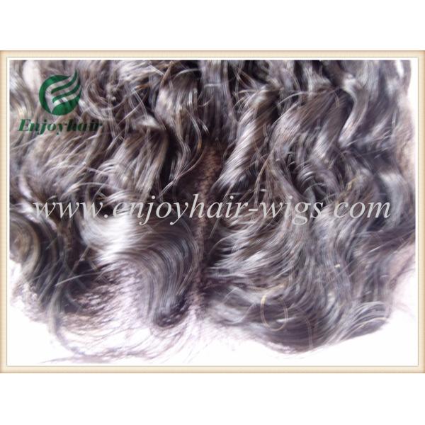 Lace top closure 4''x4'' ,malaysian virgin hair natural color deep wave 10''-24''length