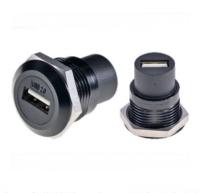 Connecteur de données rond en alliage de zinc USB 2.0 pour une solution de transfert de données audio anti-poussière