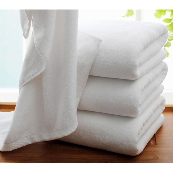 1100g 100*200cm extra big 21S white plain terry bath towel for wholesale, customized logo acceptable
