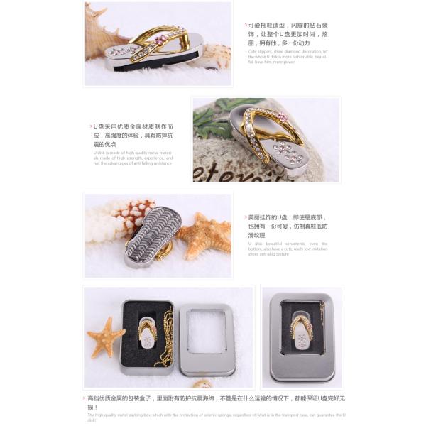 Heard Shape Jewel USB Flash Pen Drive As Gift For Lover , USB Drive Gift