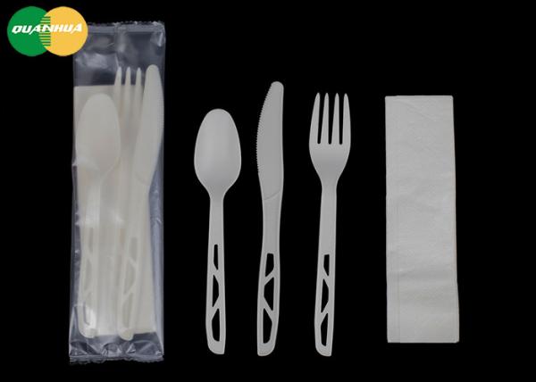 OEM ODM Eco Friendly Disposable Cutlery Kit Biodegradable Compostable