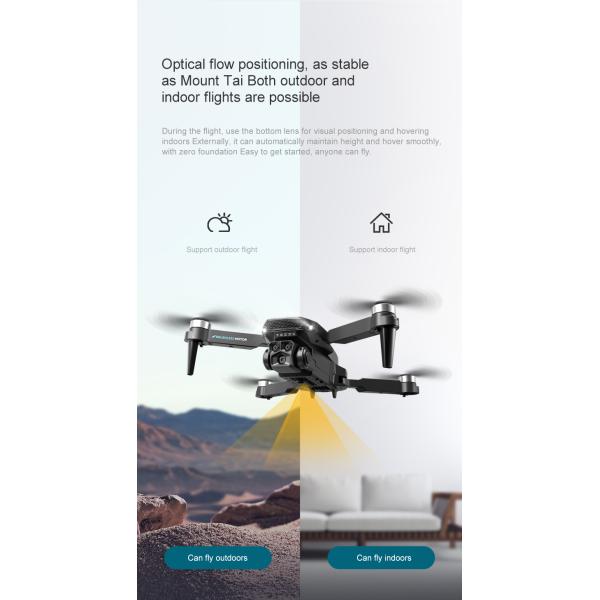 Lu900 Mini Drone 4k Dual Camera Drone With 5g Wifi Fpv Abs Remote Control Toys 100m Image Transmission Distance Yes Gyro