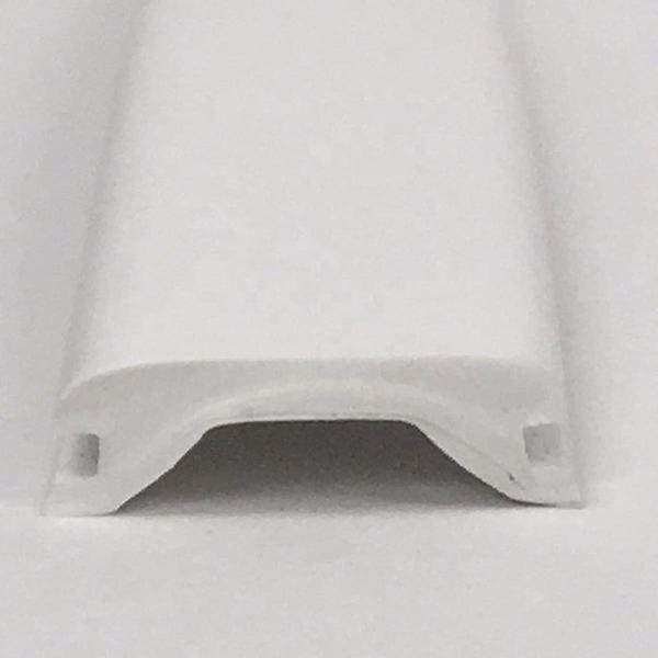 Carril de goma rígido negro para barcos con inserción de acero inoxidable 316 para barcos personalizados