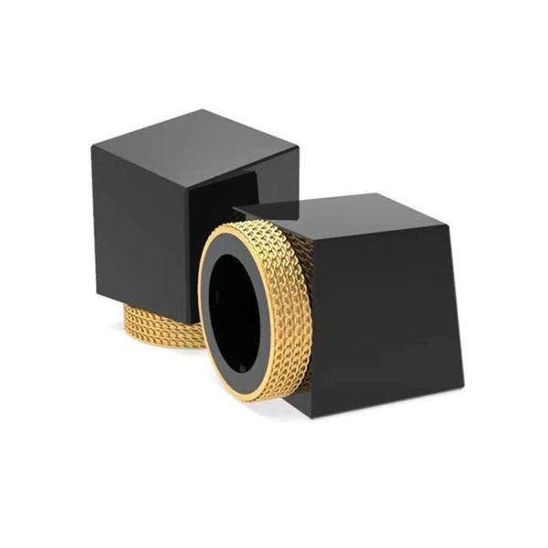 Produce Zamak Perfume Caps Eco-Friendly And Recycled Shape Logo Can Be Customized
