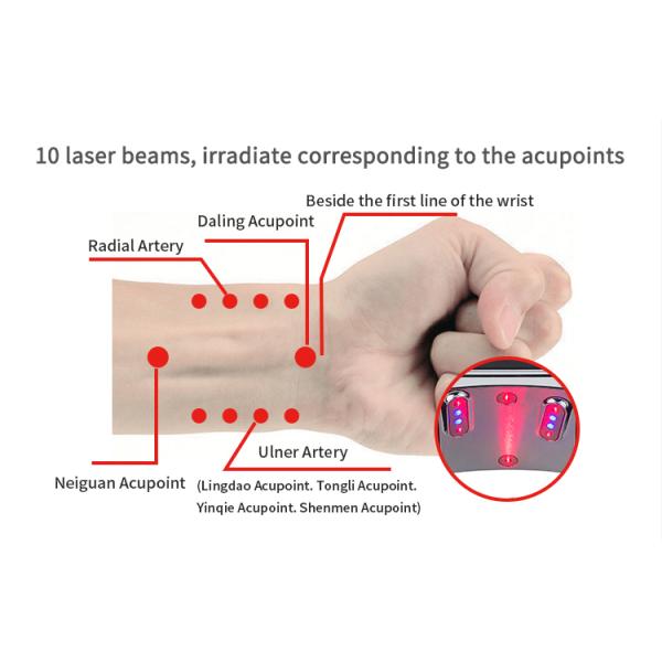 Медицинский осмотр мучит дозор содержания глюкозы в крови цифров, терапевтический прибор терапией лазера диода