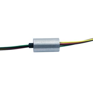 1A OD 6.5mm 6 Wire Capsule Slip Ring Micro Slip Ring For Low Power Rotary