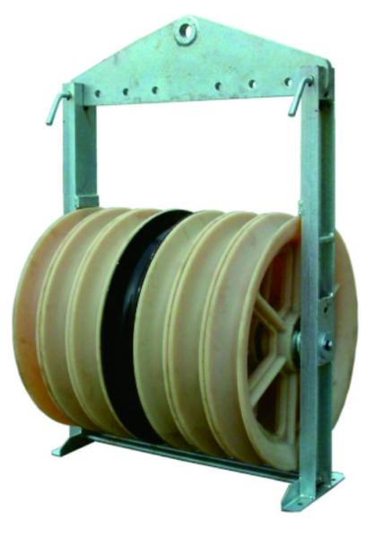 Maestro de alumínio de nylon Block da polia 60KN 660mm de MC
