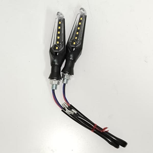 Motorcycle Universal LED Crystal With Wires Light Bulb Accessories