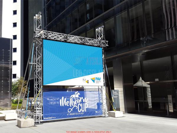 P4mm SMD1921 Outdoor LED Video Wall High Brightness High-Definition LED Screen Wall