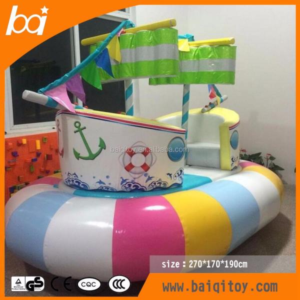 Baiqi Space Spinner Kids Electronic Soft Play Child Indoor Play Structure with Slide