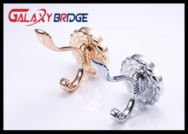 Chrome Plated Solid Wall Hangers Rose Gold Luxury Clothes Hooks Rose Gold Classical Towel Rack