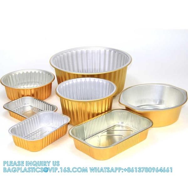 3500ml/7.5LB, Sturdy Aluminum Foil Pans With Lids For Cooking, Baking, Reheating, Freezer, Oven, Recyclable