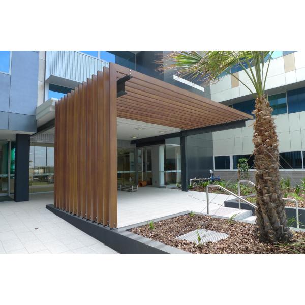 4d Wooden Effect Large Construction Metal Timber Batten Aluminium Tube Profiles Rectangular
