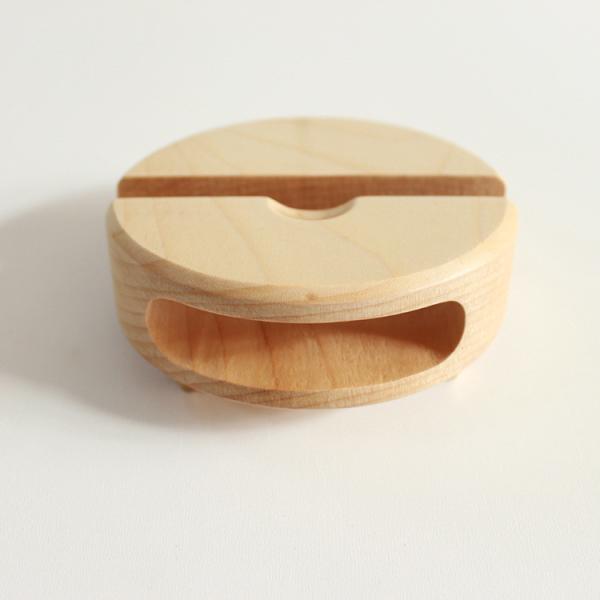 OEM / ODM Wireless Wooden Mobile Phone Holder , Portable Mini Amplifier Speaker